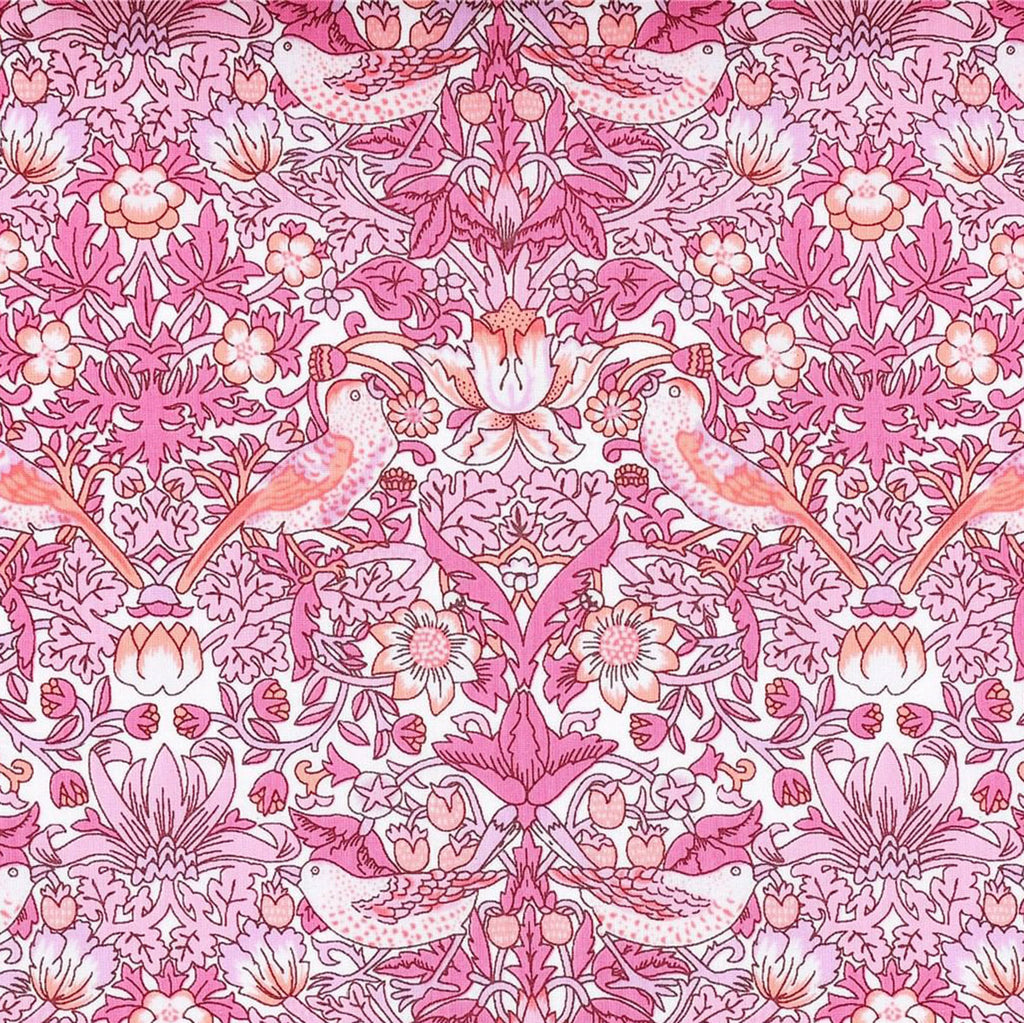 Eyepillow -Strawberry Thief (pink)