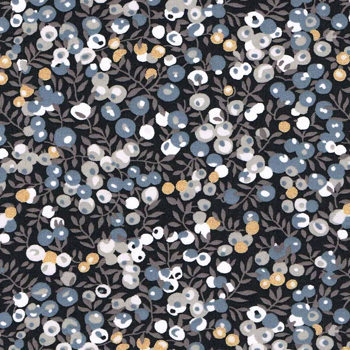 Eyepillow -Wiltshire (dark with gold metallics)