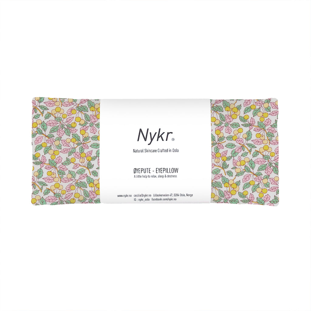 Eyepillow -Coleens Orchard (yellow/pink)