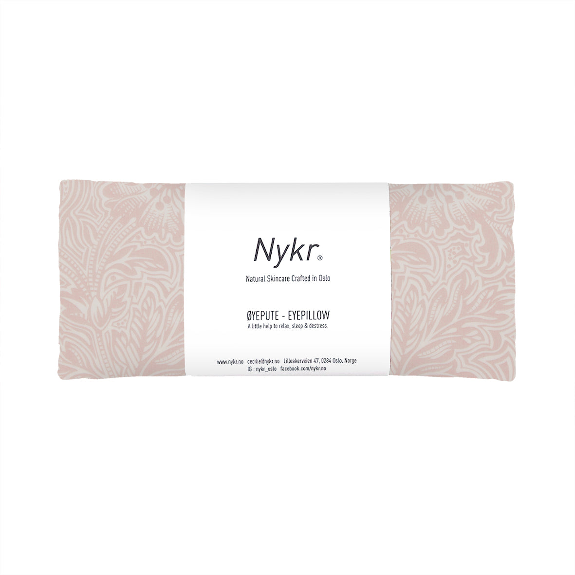 Eyepillow -Dramatic Bloom (pale pink)