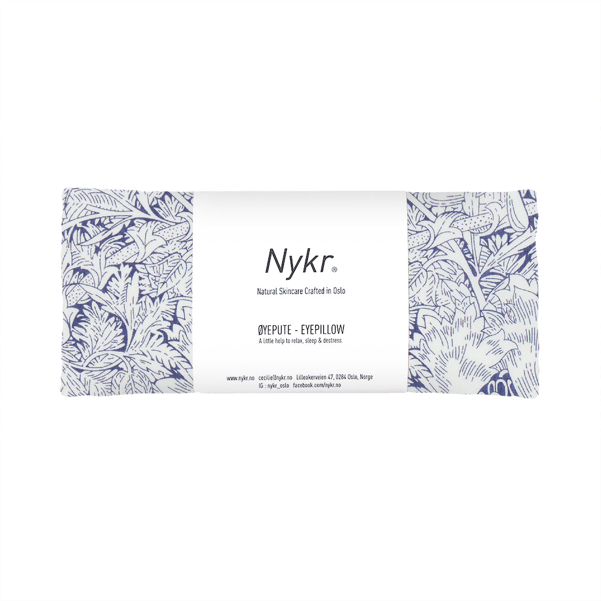 Eyepillow -Indigo Morris blue)