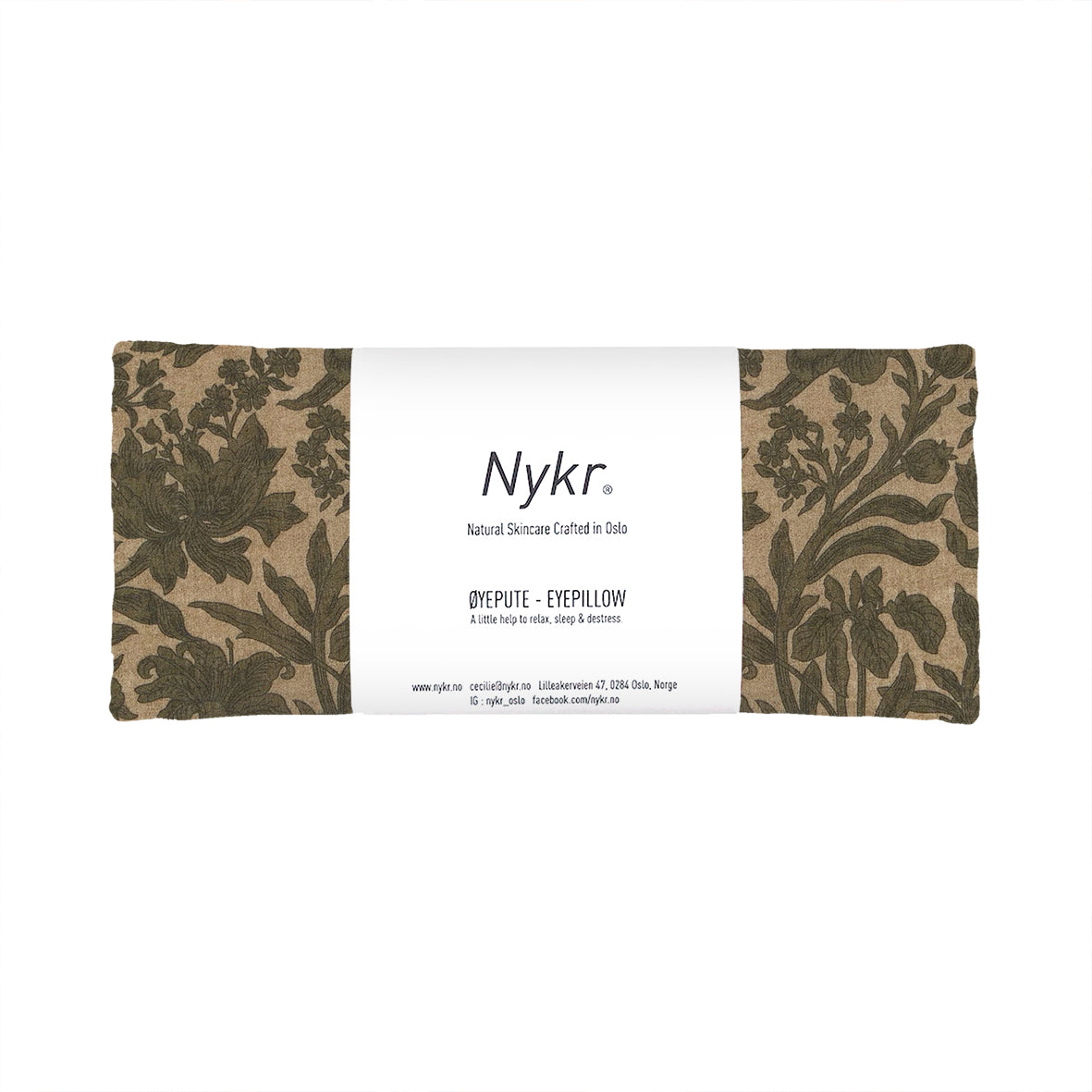 Eyepillow -Sambourne (Dark green)