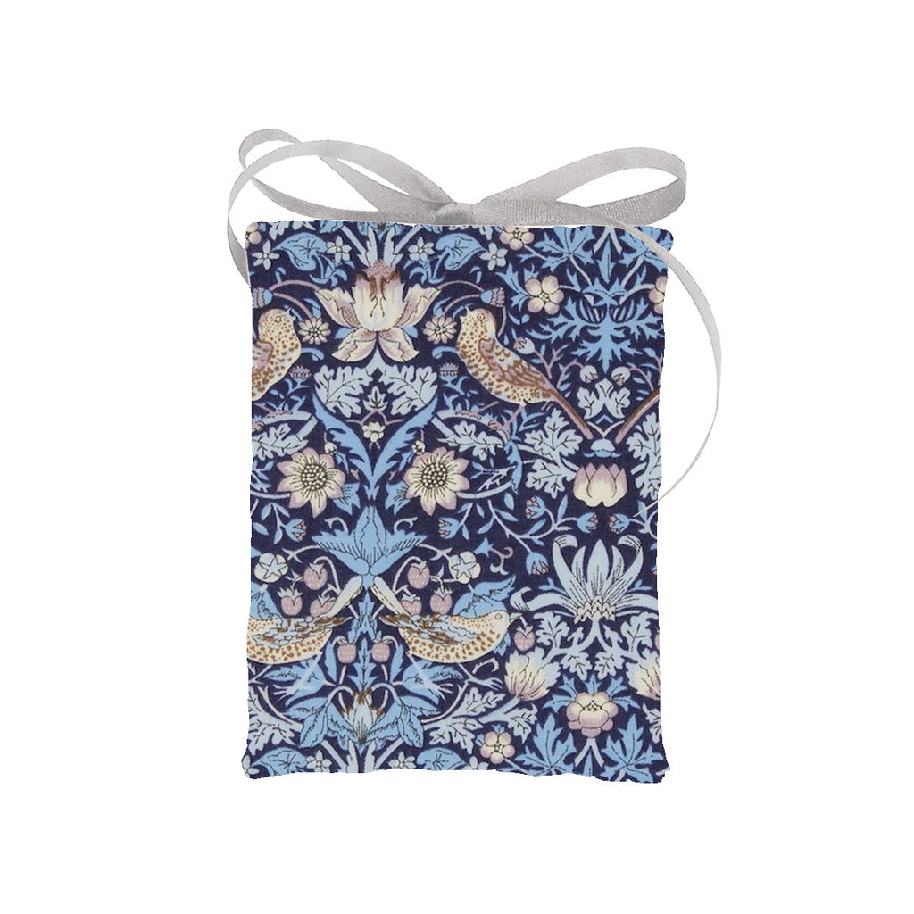 Lavender Sachet -Strawberry Thief (Blue)