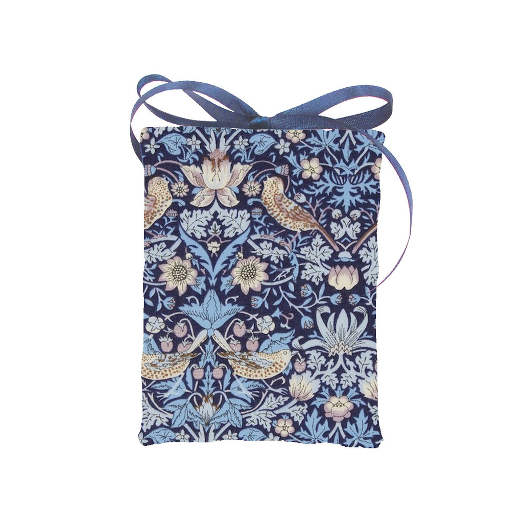 Lavender Sachet -Strawberry Thief (Blue)