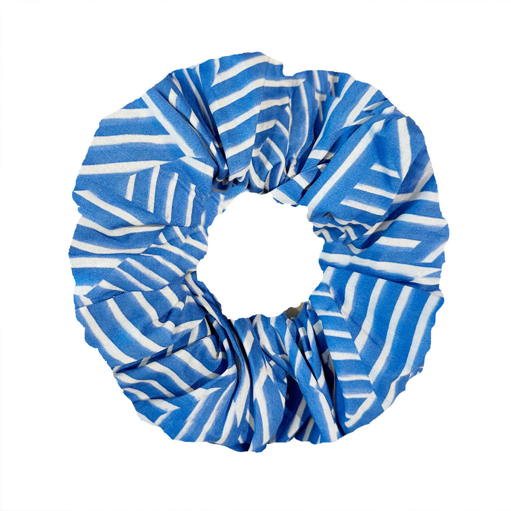 Scrunchie -Shadow Stripes (Blue)