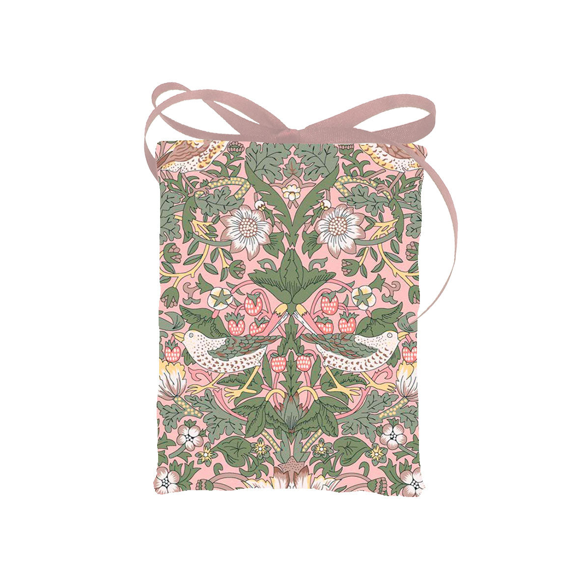 Lavender Sachet -Strawberry Thief (pale green)