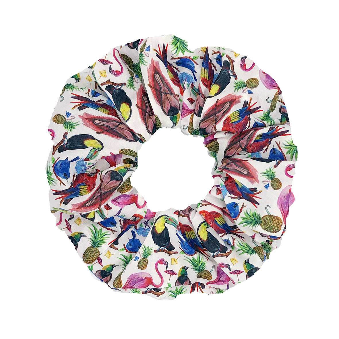 Scrunchie -Birds of Paradise
